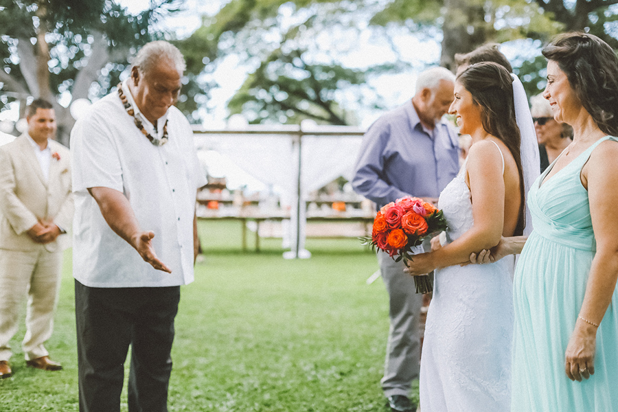 Colorful Maui Wedding 
