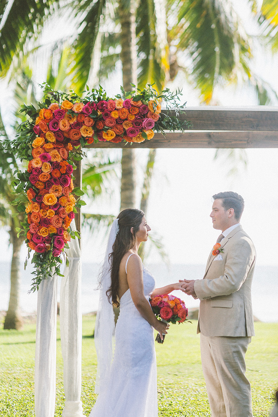 Colorful Maui Wedding 