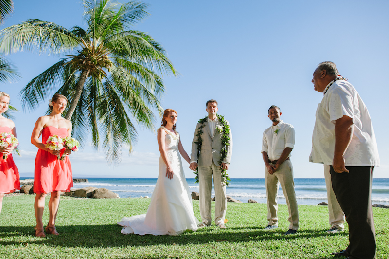 Olowalu Plantation House Maui Wedding of Bre + Doug - Makena Weddings