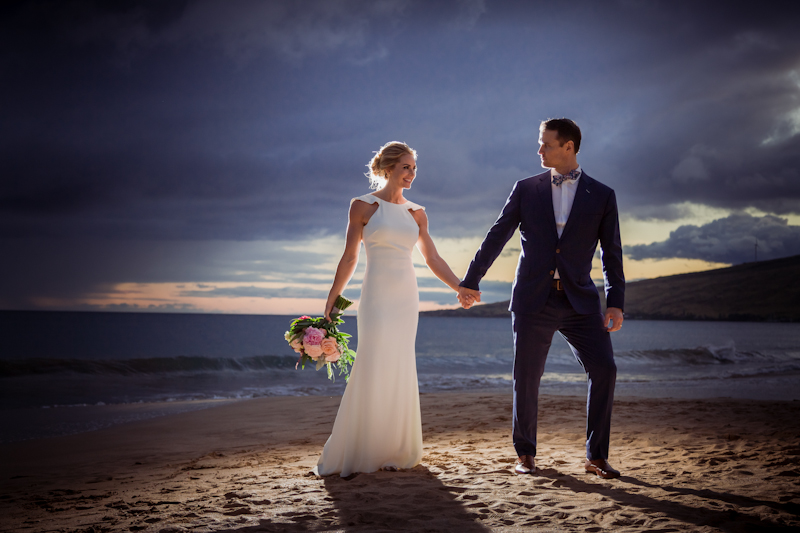 Romantic Maui Beach Wedding of Heidi + Michael