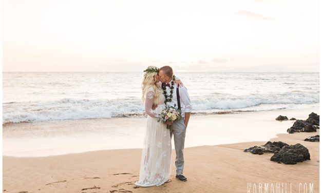 Beach Wedding Elopement in Maui: Chae + Carson