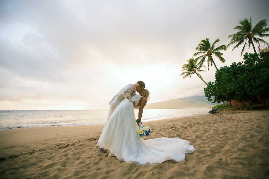 Something Blue Maui Wedding of Jamie + Evan