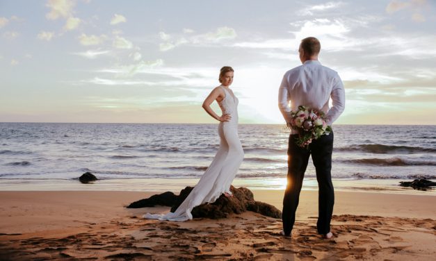 Maui Beach Wedding: Amra + Robert
