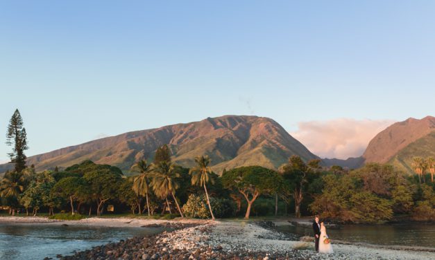 Olowalu Plantation House Maui Wedding: Lisa + Josh