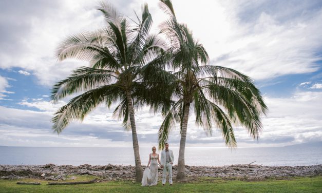 Relaxed Boho Maui Wedding at the Olowalu Plantation House