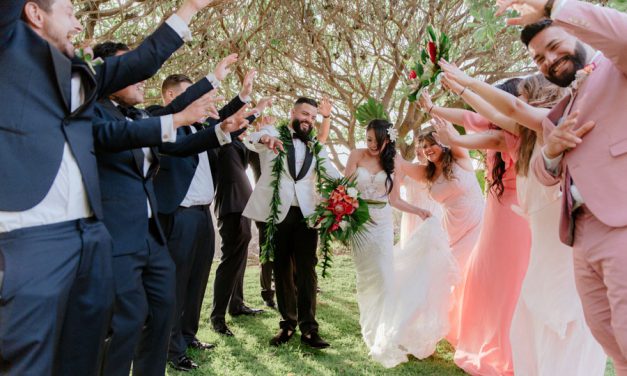 Modern Tropical Maui Wedding at the Kukahiko Estate