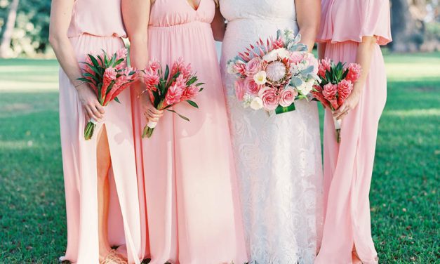 Blush Tropical Maui Wedding at the Olowalu Plantation House