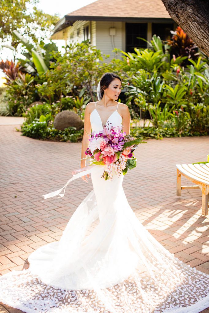 Luxury Winter Wedding at the Olowalu Plantation House - Makena Weddings