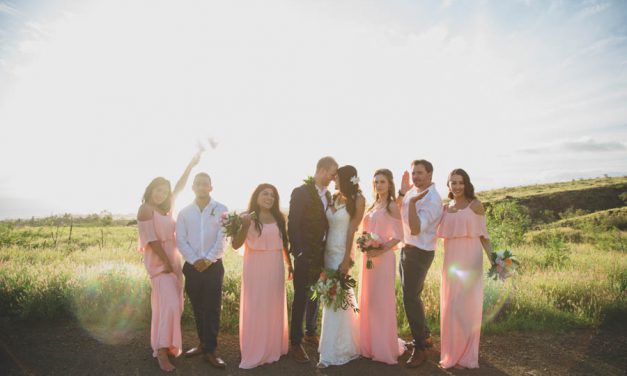 Beautiful Blush + Grey Maui Wedding of Aliera and Brad