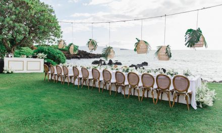 Italy Inspired Oceanfront Maui Wedding