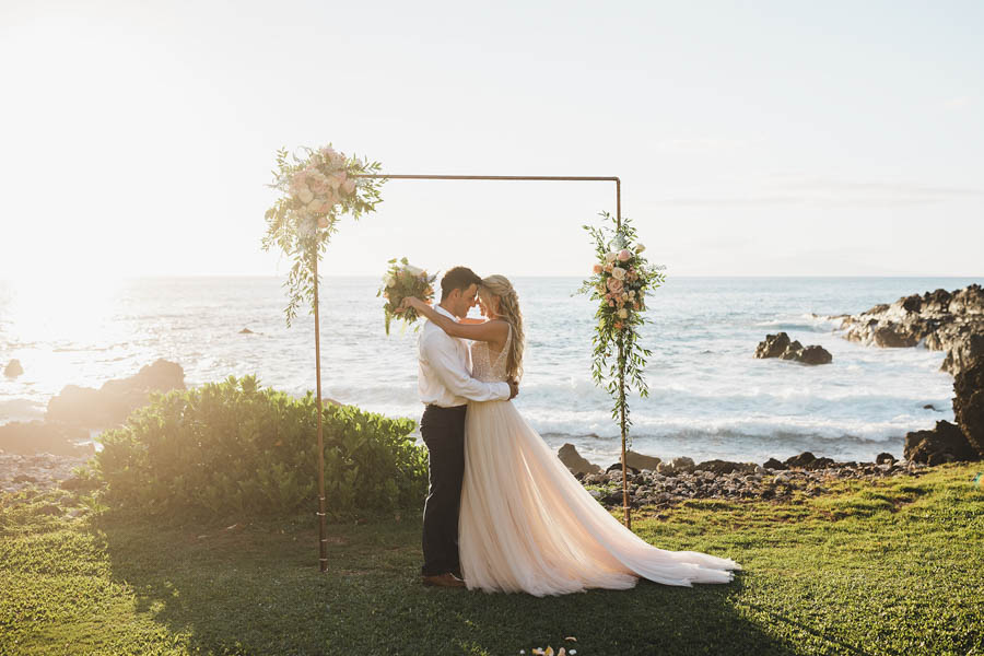 Intimate Family Maui Wedding at the Kukahiko Estate