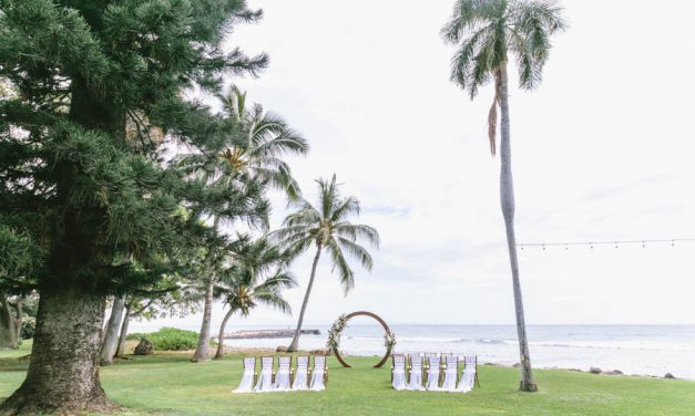 Tropical White Maui Wedding at the Olowalu Plantation House