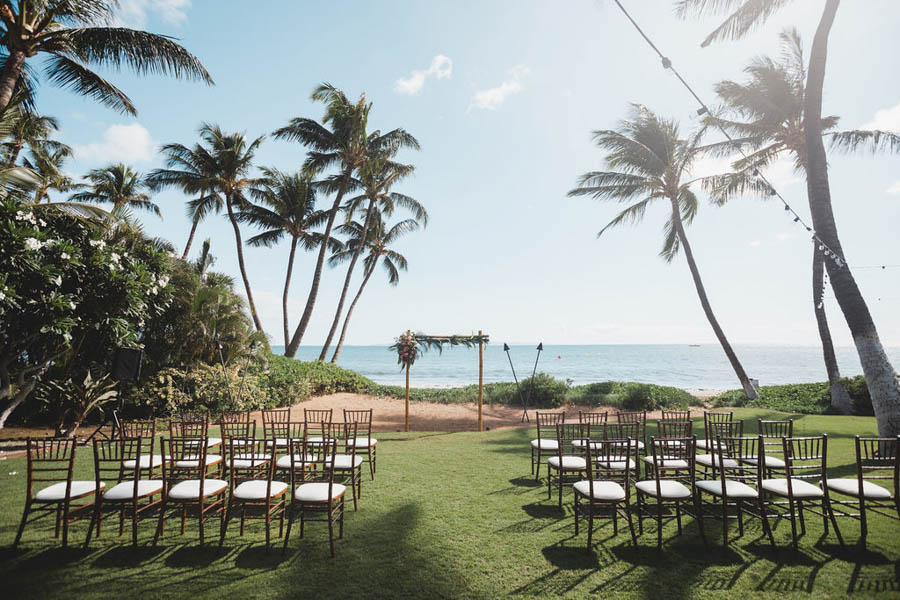 Tropical Maui Wedding at Sugar Beach Events