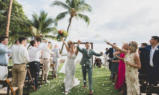 Romantic Tropical Maui Wedding at the Olowalu Plantation House