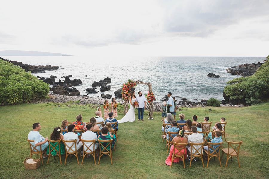 Intimate Oceanfront Wedding at Kukahiko Estate on Maui