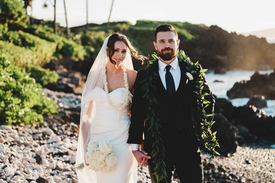 Romantic Maui Micro Wedding at the Kukahiko Estate