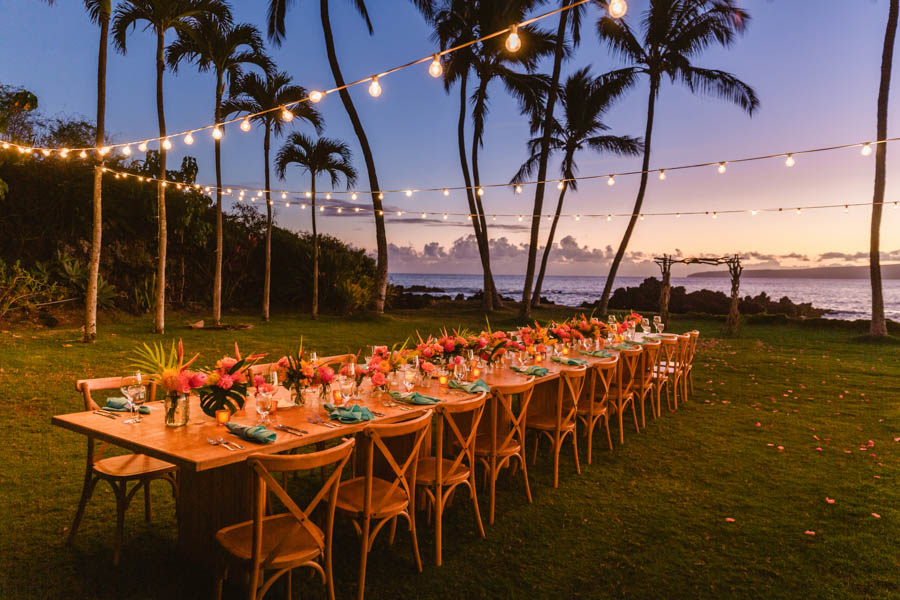 Intimate Maui Wedding at the White Orchid Beach House