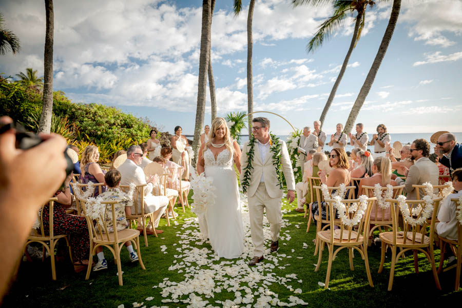 White Orchid Beach House Wedding | Maui Wedding Planner Makena Weddings