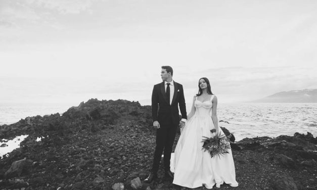 Moody Sunset Wedding Portraits at Kukahiko Estate | Maui Wedding Planner