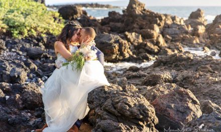 Intimate Maui Beach Wedding of Destinee + Wesley