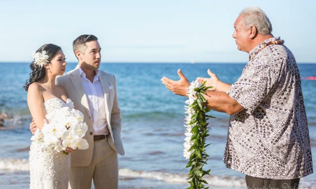 Maui Beach Wedding: Trisha + Blake