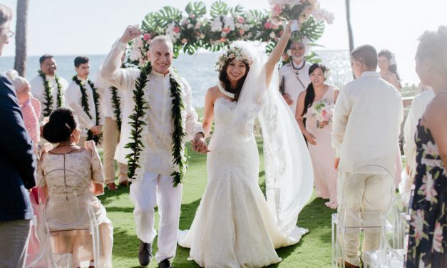 Blush Maui Wedding at Sugar Beach Events