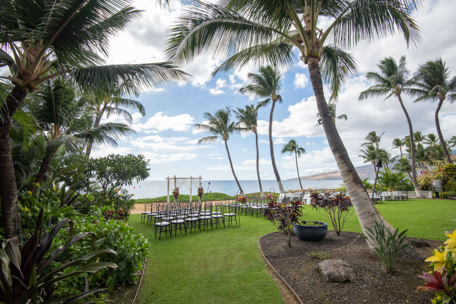 Tropical Maui Wedding at Sugar Beach Events