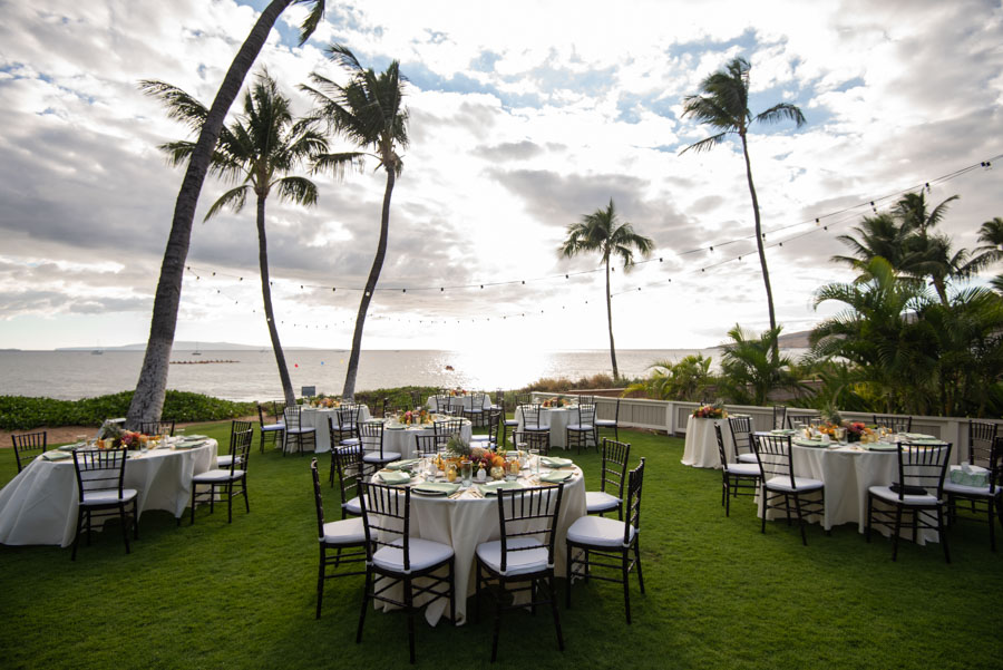 Tropical Maui Wedding at Sugar Beach Events | Makena Weddings