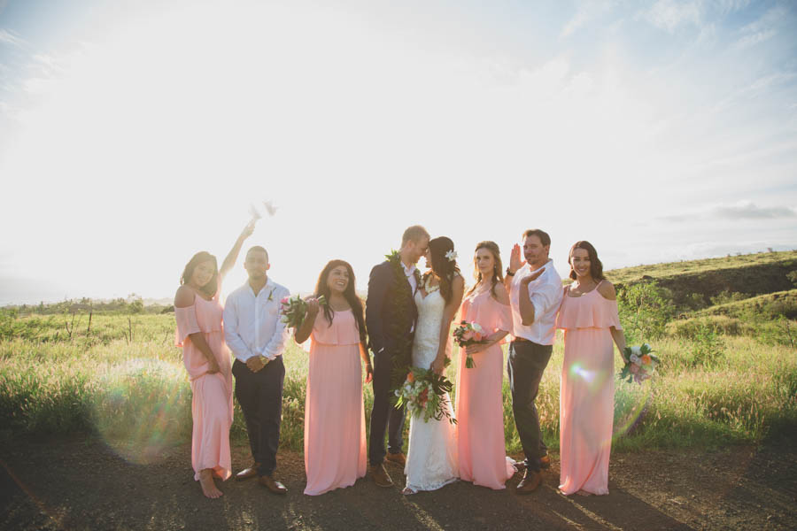 Beautiful Blush + Grey Maui Wedding of Aliera and Brad
