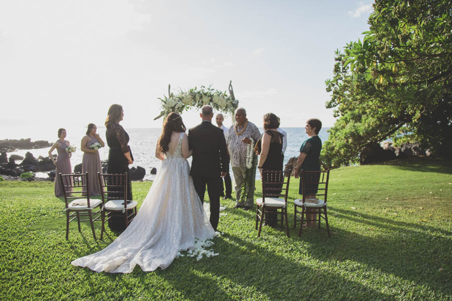 Dreamy Micro Wedding at the Kukahiko Estate Maui - Makena Weddings