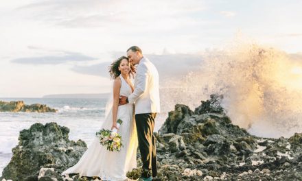 Pretty Peach Maui Wedding at the Kukahiko Estate