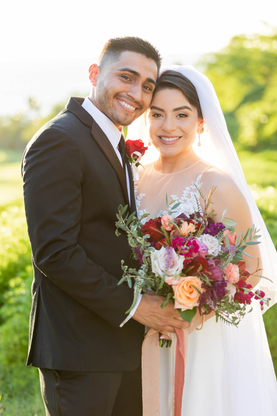 Maui Wedding in Deep Reds at Gannon's Wailea - Makena Weddings