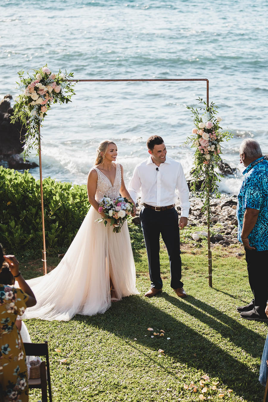 Intimate Family Maui Wedding at the Kukahiko Estate - Makena Weddings